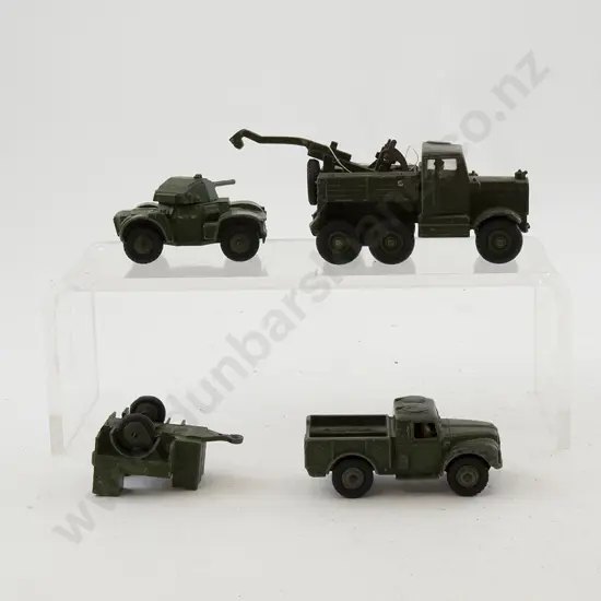 Three Unboxed Dinky Military Vehicles