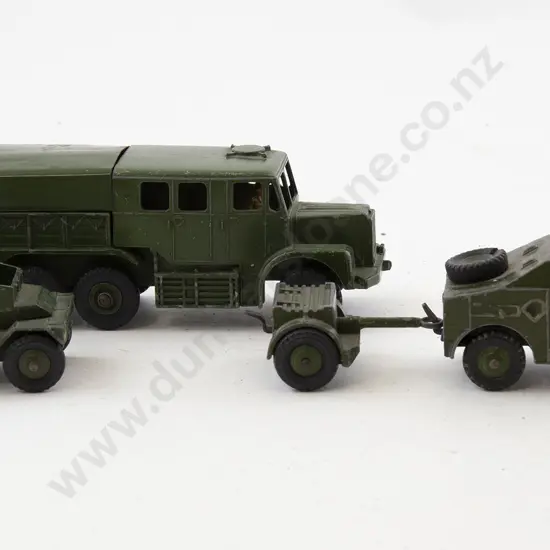 Three Unboxed Dinky Military Vehicles