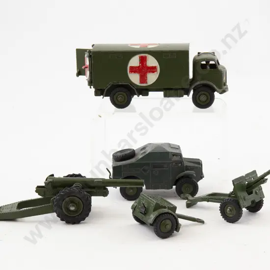 Three Unboxed Dinky Military Vehicles
