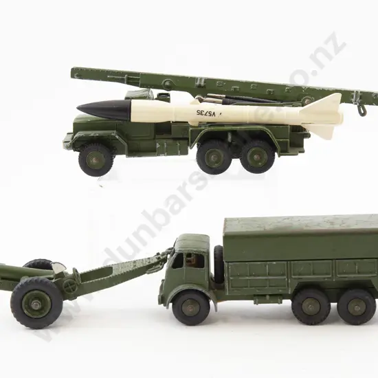 Three Unboxed Dinky Military Vehicles
