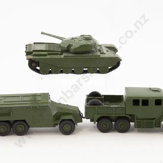 Three Unboxed Dinky Military Vehicles