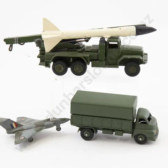Three Unboxed Dinky Military Vehicles