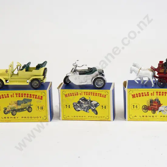 Three Matchbox Models of Yesteryear