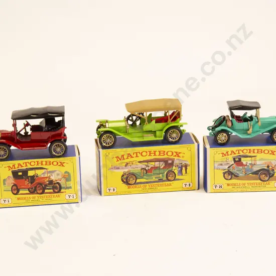 Three Matchbox Models of Yesteryear