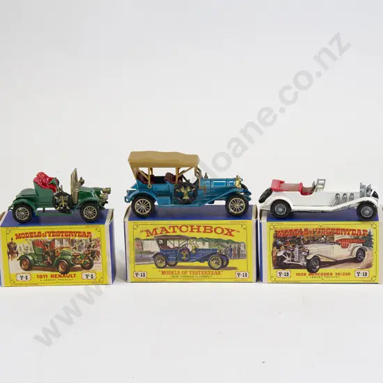 Three Matchbox Models of Yesteryear