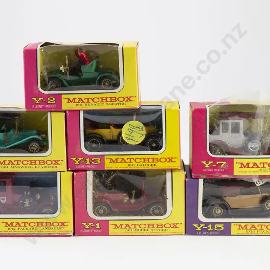 Seven Matchbox Models of Yesteryear