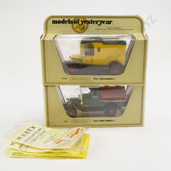 Three Matchbox Models of Yesteryear