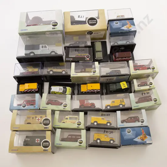 Qty Oxford Boxed Models