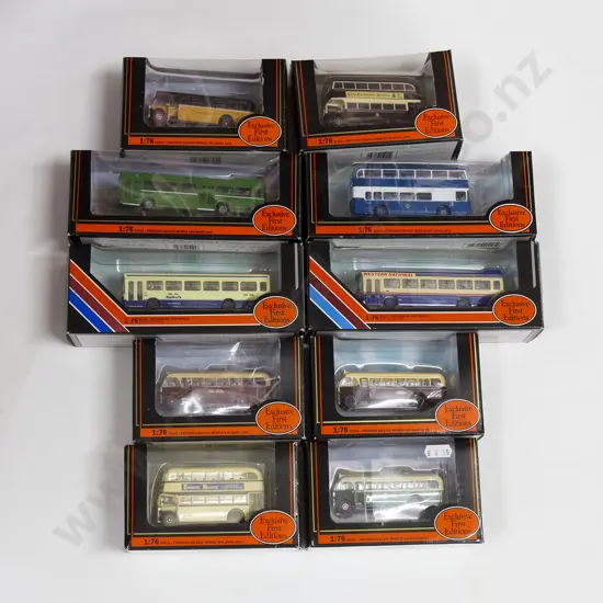 Ten EFC Exclusive First Edition Bus Models
