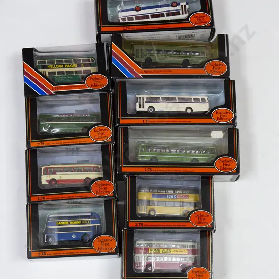 Ten EFC Exclusive First Edition Bus Models