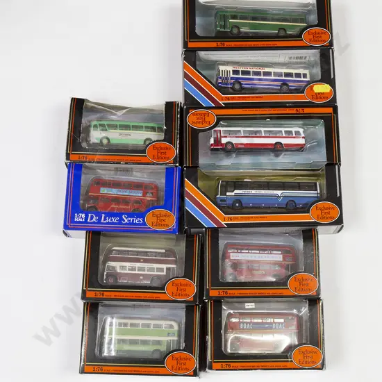 Ten EFC Exclusive First Edition Bus Models