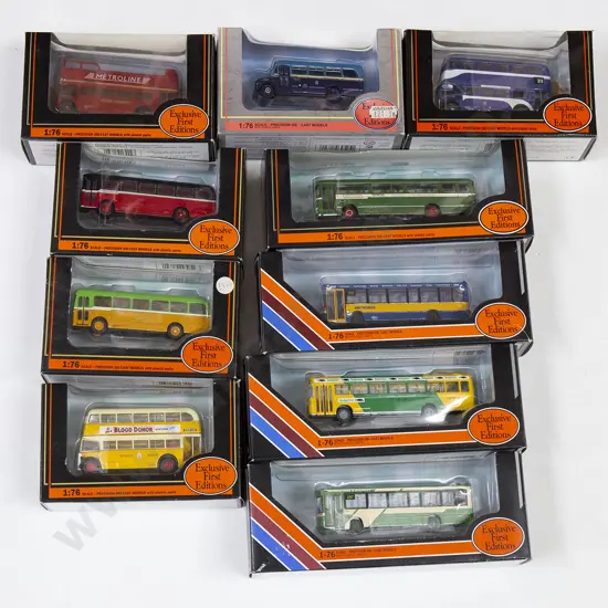 Ten EFC Exclusive First Edition Bus Models