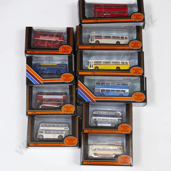 Ten EFC Exclusive First Edition Bus Models