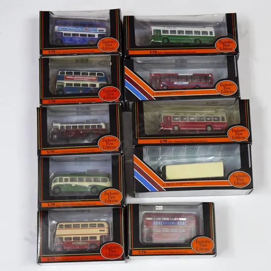 Ten EFC Exclusive First Edition Bus Models