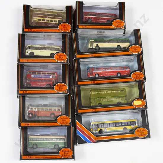 Ten EFC Exclusive First Edition Bus Models
