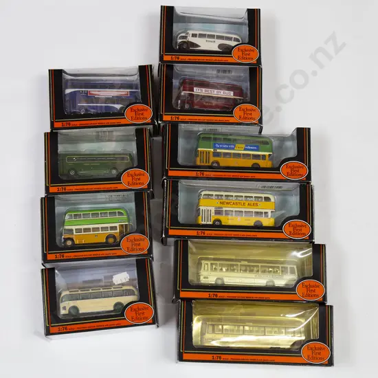 Ten EFC Exclusive First Edition Bus Models