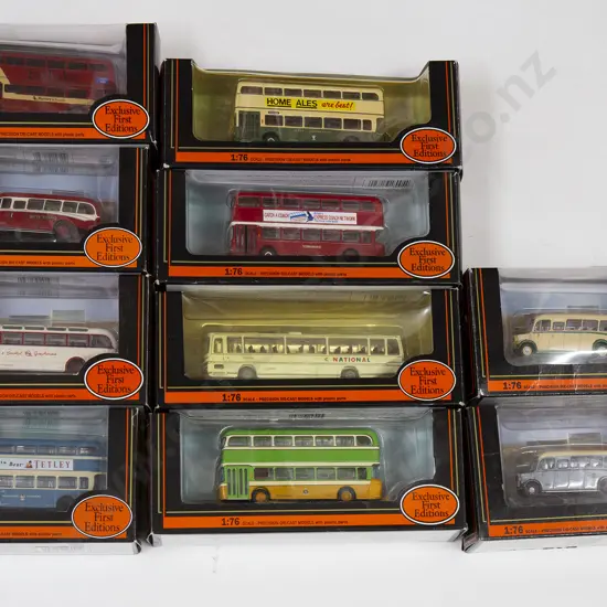 Ten EFC Exclusive First Edition Bus Models