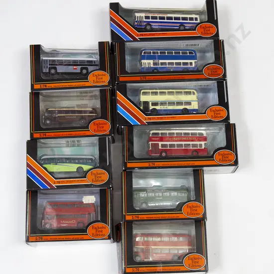 Ten EFC Exclusive First Edition Bus Models