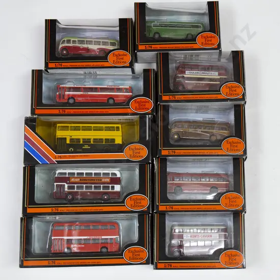 Ten EFC Exclusive First Edition Bus Models