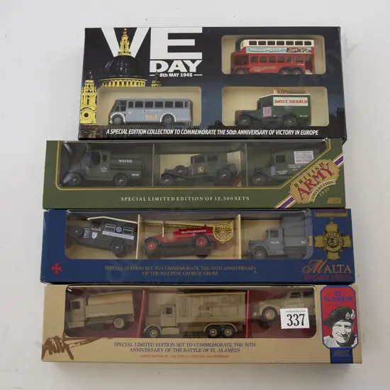 Lledo Four WWII Commemoration Special Edition Packs