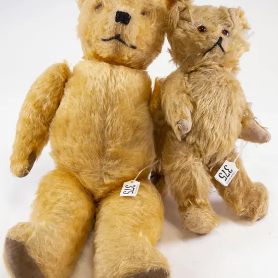 Two Early Mid C20th English Teddy Bears