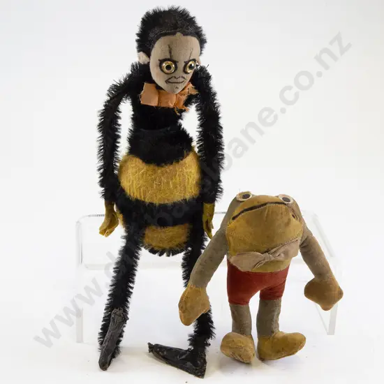 Deans Rag Book Frog and Chad Valley Bumble Bee