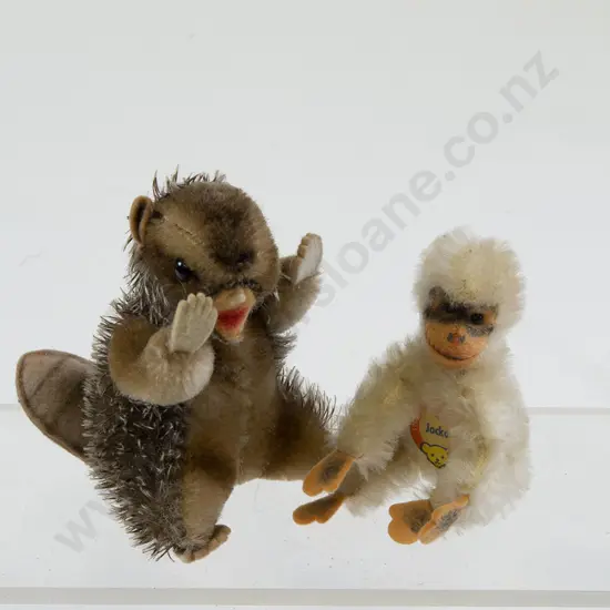 Two Steiff Tiny Animals
