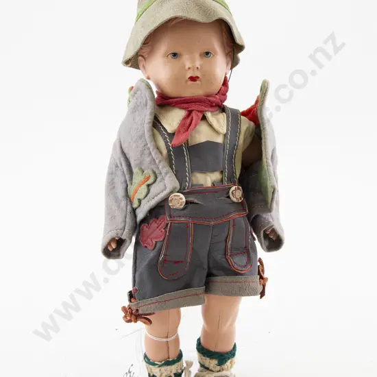German Celluloid Character Doll