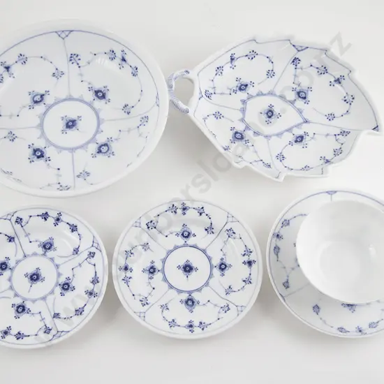 Royal Copenhagen Blue Fluted Plain Pattern Dishes