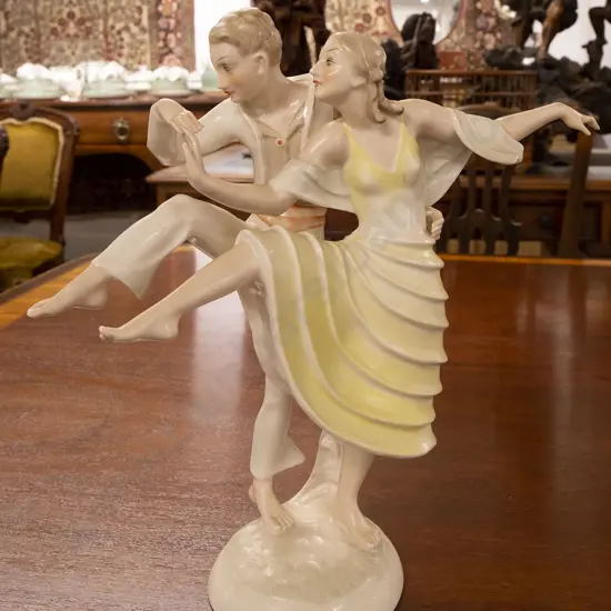 Hutschenreuther Figure Group of Dancing Couple