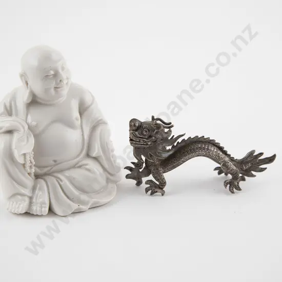 Small Chinese Silver Dragon Ornament