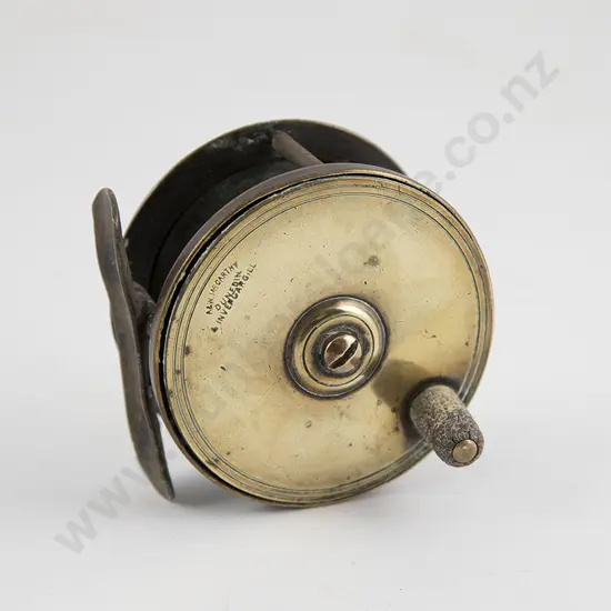 Antique Bronzed Brass Fly Reel