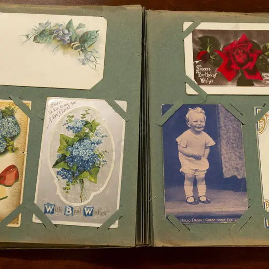 Early C20th Small Postcard Album