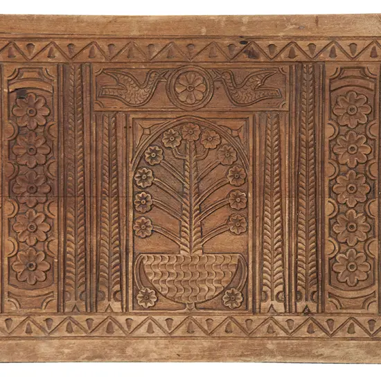 Melanesia Carved Hardwood Panel