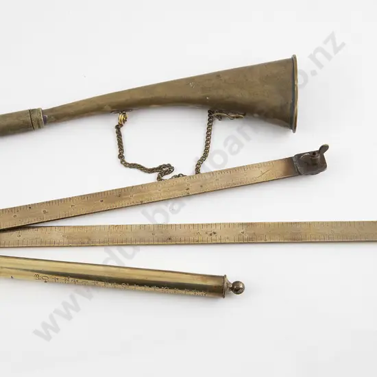 Small Vintage Brass Hunting Horn