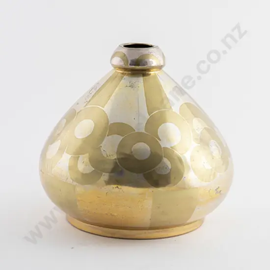 Rare French Art Deco Dinanderie Vase