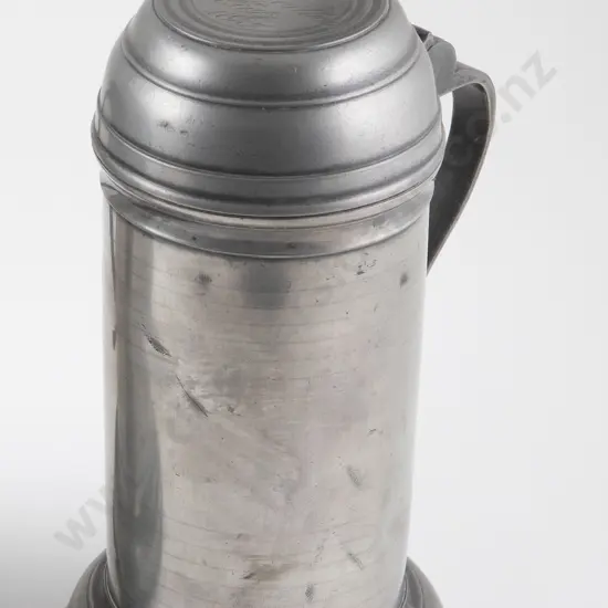 C18th German Pewter Tankard