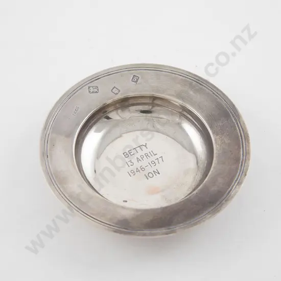 QEII S/S Miniature Alms Dish