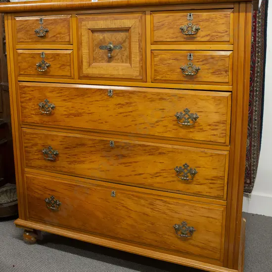 Good Late C19th NZ Colonial Kauri Scotch Chest