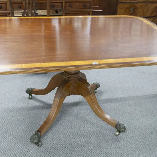 Fine Quality Geo III Mahogany Snap Top Breakfast Table