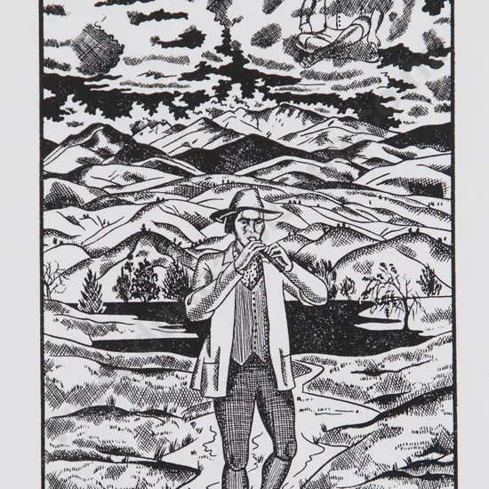 Rita Angus (1908-70) - The Flute Player