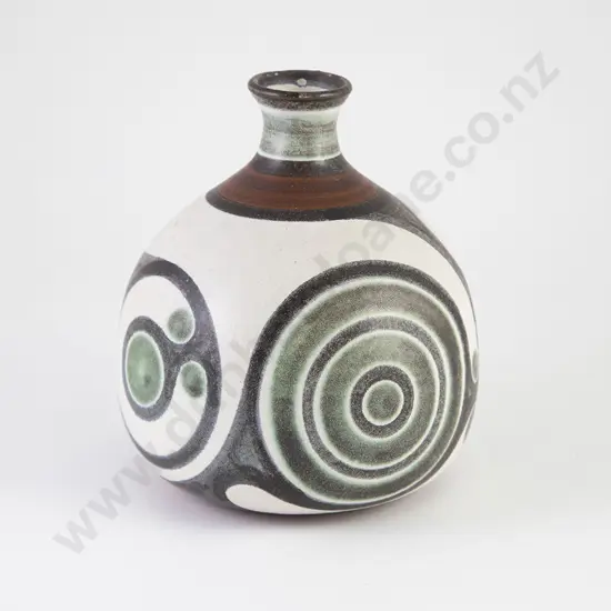 Anneke Borren Squat Ovoid Bottle Vase