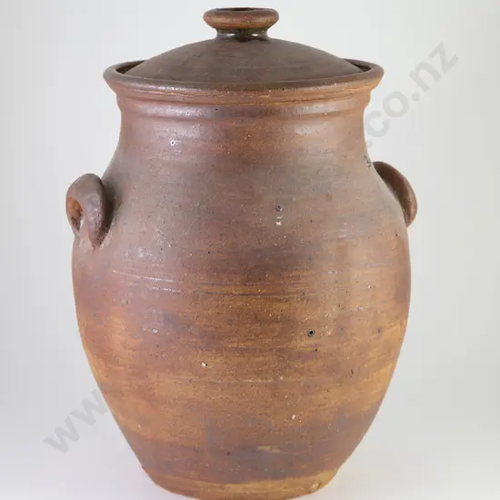 Barry Brickell Large Lidded Stoneware Crock
