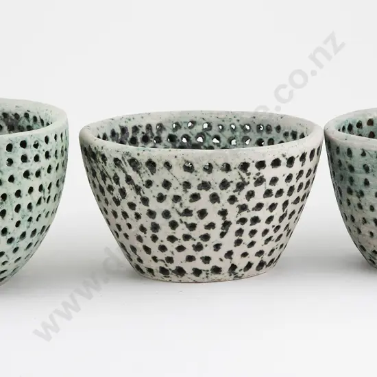 Christine Thacker Three Pierced Bowls