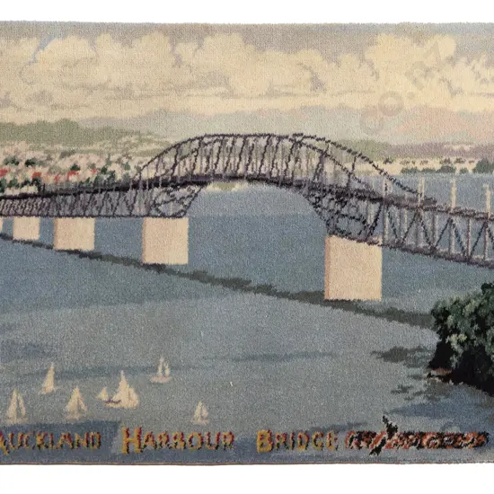 Feltex 'Auckland Harbour Bridge' Souvenir Rug