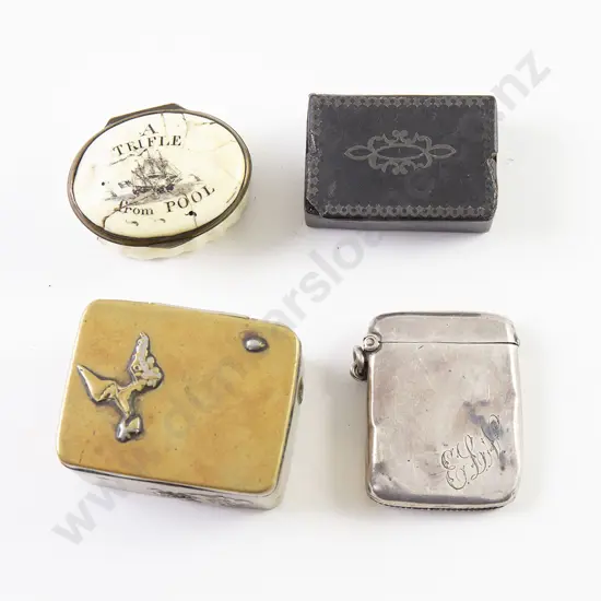 C19th Enamel Patch Box