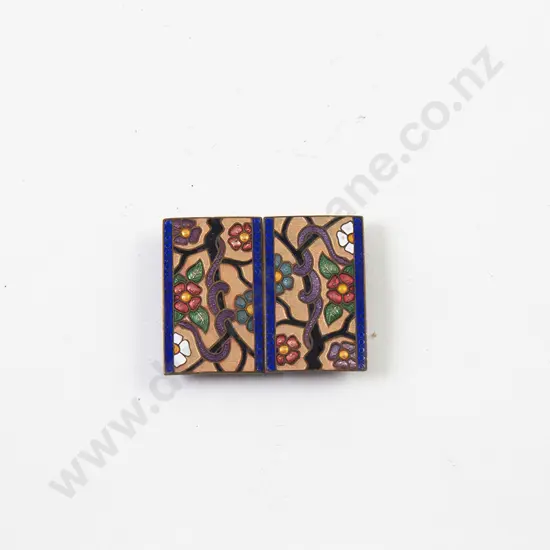 Art Nouveau Enamelled Buckle