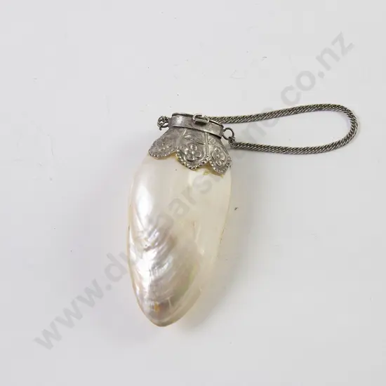 Late Vict MOP Shell Perfume Bottle