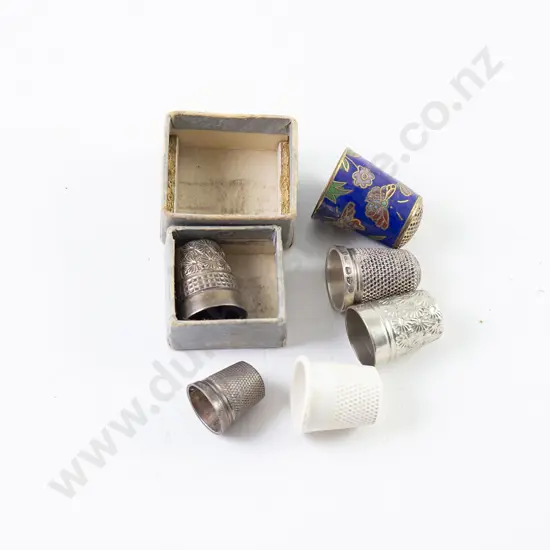 Six Various Thimbles