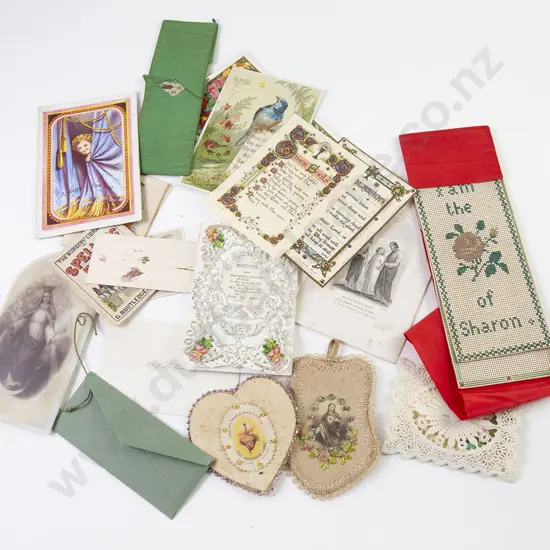 Collection Victorian New Year Cards